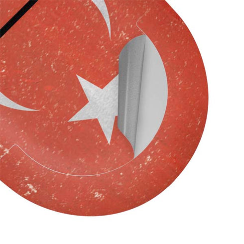 Turkish Flag Distressed Google Pixel Buds Skin